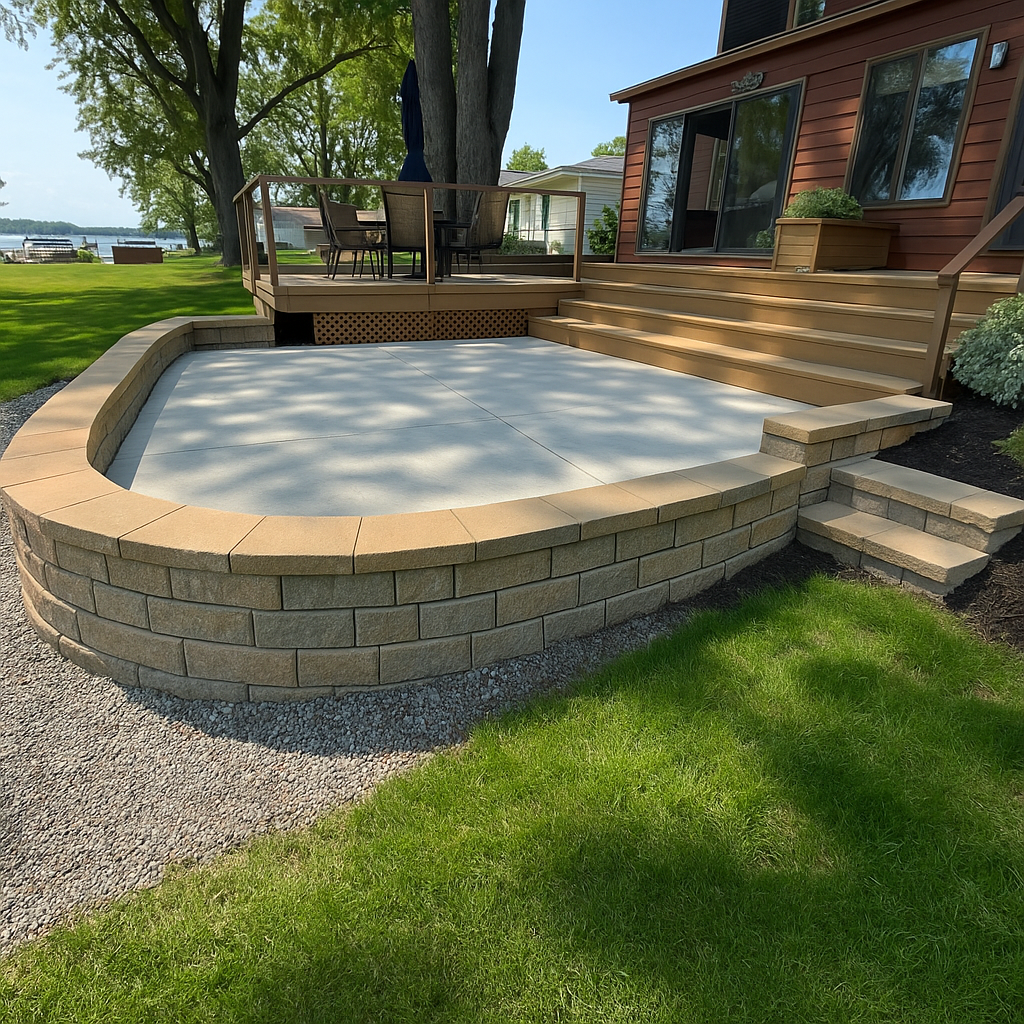 Retaining wall example